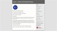 Desktop Screenshot of orfordhilldental.com